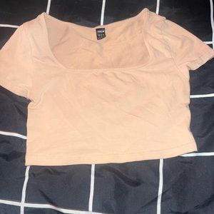Scoop Neck Solid Tee